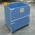 Large stackable steel storage container cage for sale